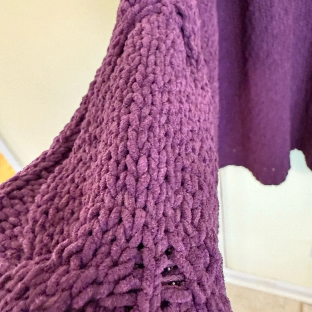 Seven7 Purple Cowl Neck Sweater *GOOD USED CONDITION* - Picture 9 of 10
